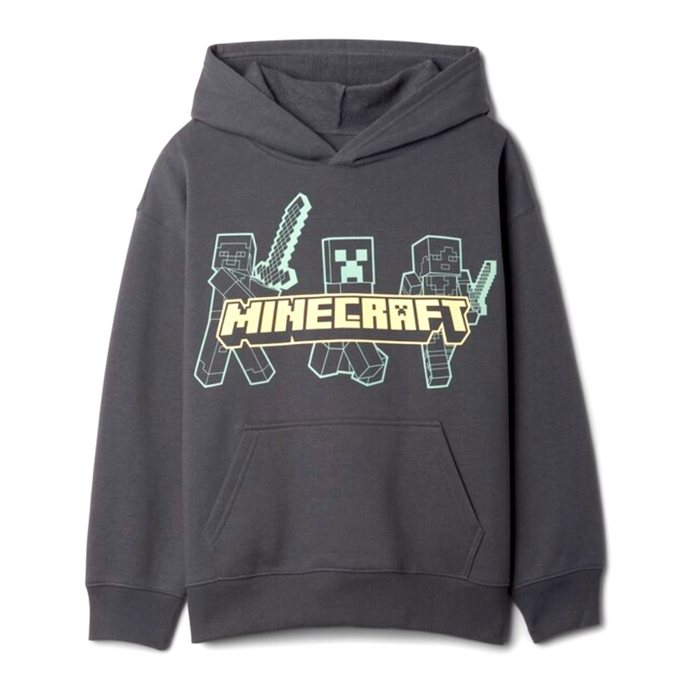 GAP Kids Minecraft Fleece Hoodie XXL 14/16